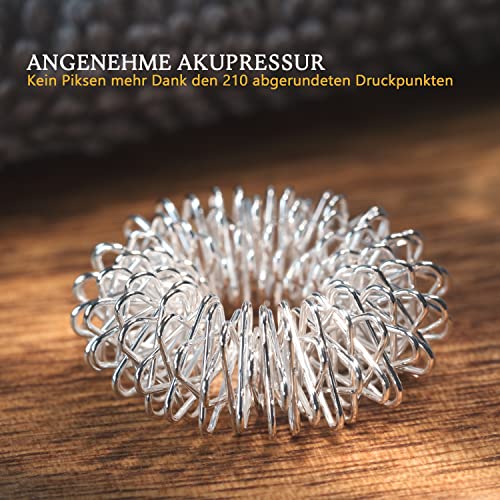 12 stuks acupressuurringen-stekelige sensorische vingerringen, acupunctuurringen, fidget voor stille stressreductiemiddel en stimulator verbetert de bloedcirculatie 12 stuks acupressuurringen-stekelige sensorische vingerringen, acupunctuurringen, fidget voor stille stressreductiemiddel en stimulator verbetert de bloedcirculatie