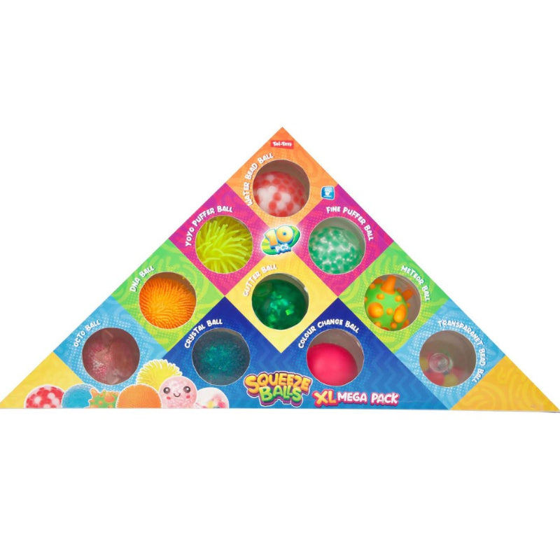 squeeze balls xl mega pack, fidget flutschi ballen sensoriek set