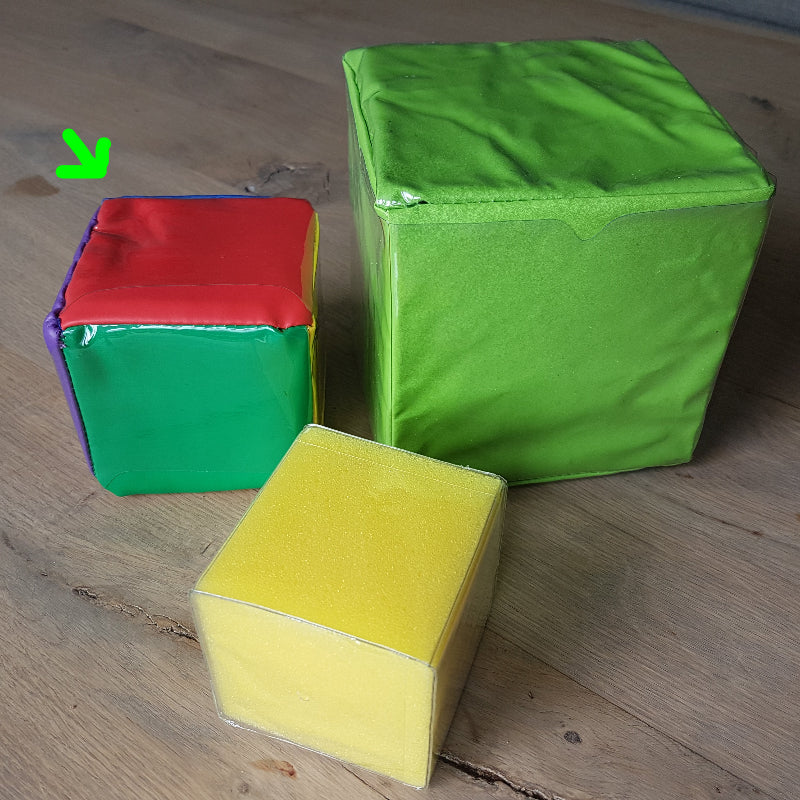 Toys42Hands Dobbelsteen met insteekhoes 10cm