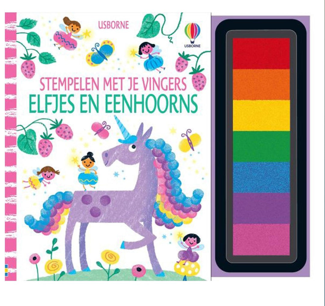 Toys42Hands Stempelen met je vingers - eenhoorn