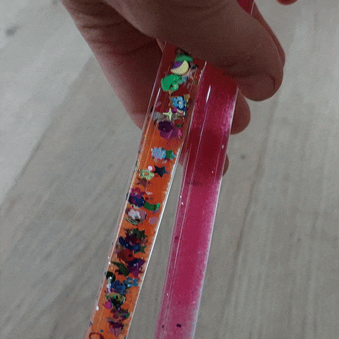 toverstaf kinderspeelgoed, glitters die op en neer zweven