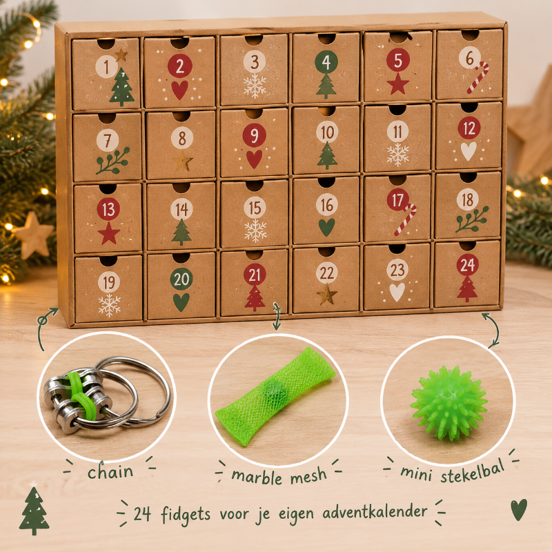 24 Fidgets für deinen eigenen Adventskalender