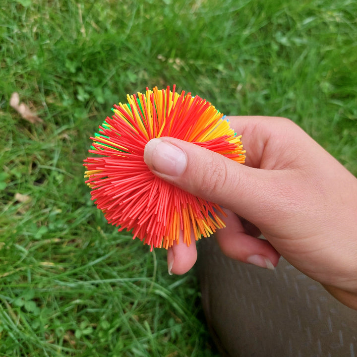 regenbogen kooshachtige elastiekjes bal van silicone