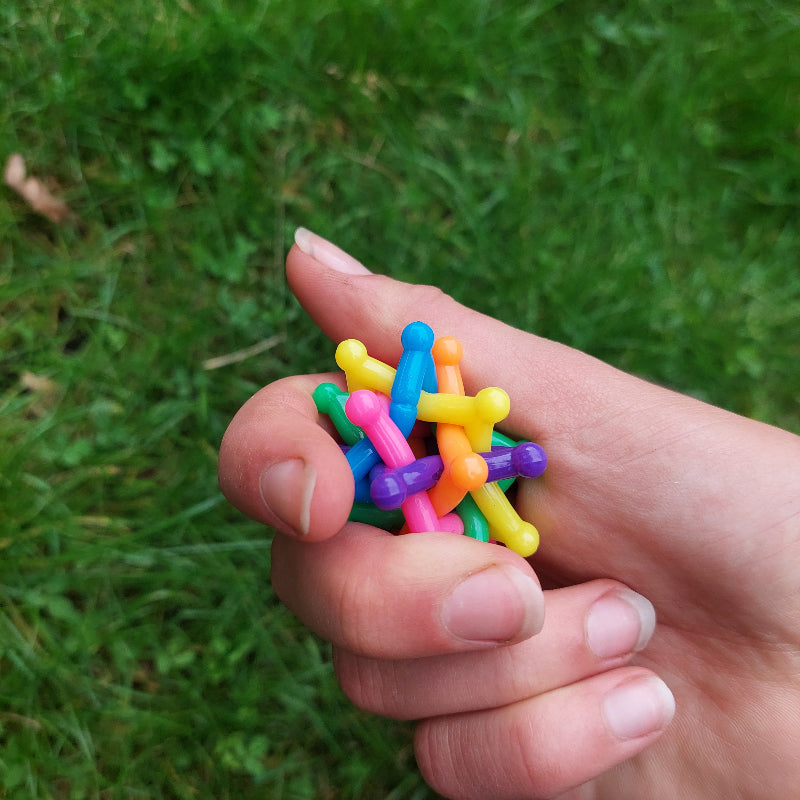 regenbogen fidget stekelbal, stuiterbal, motoriekspeelgoed