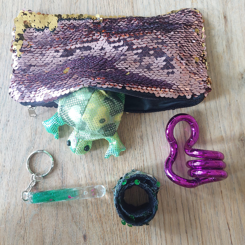 Glitter fidget etui