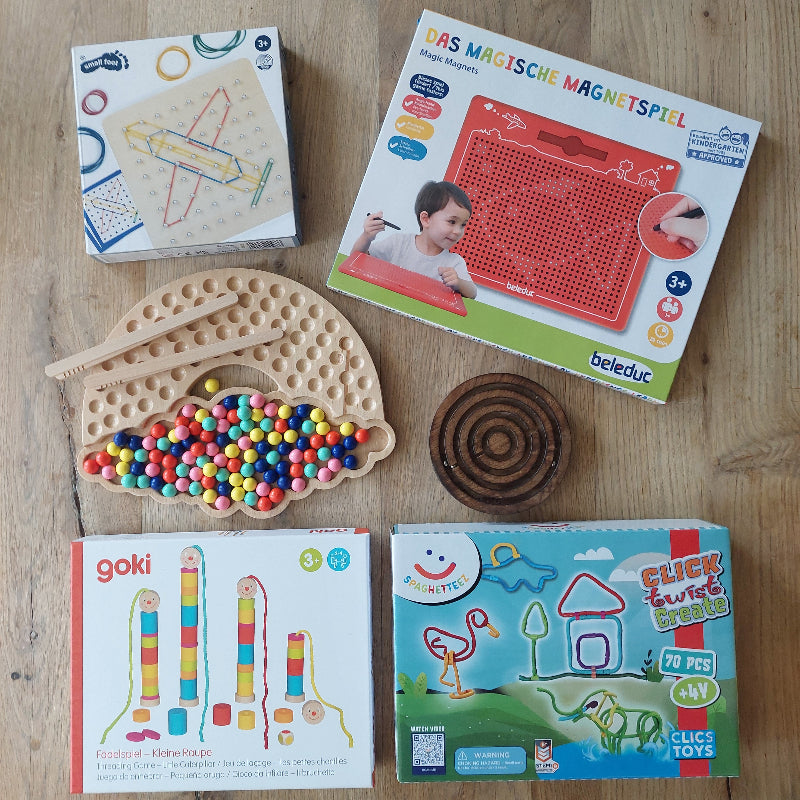 fijne motoriek set basisschool, fijne motoriek kist, fijne motoriek onderbouw van Toys42hands