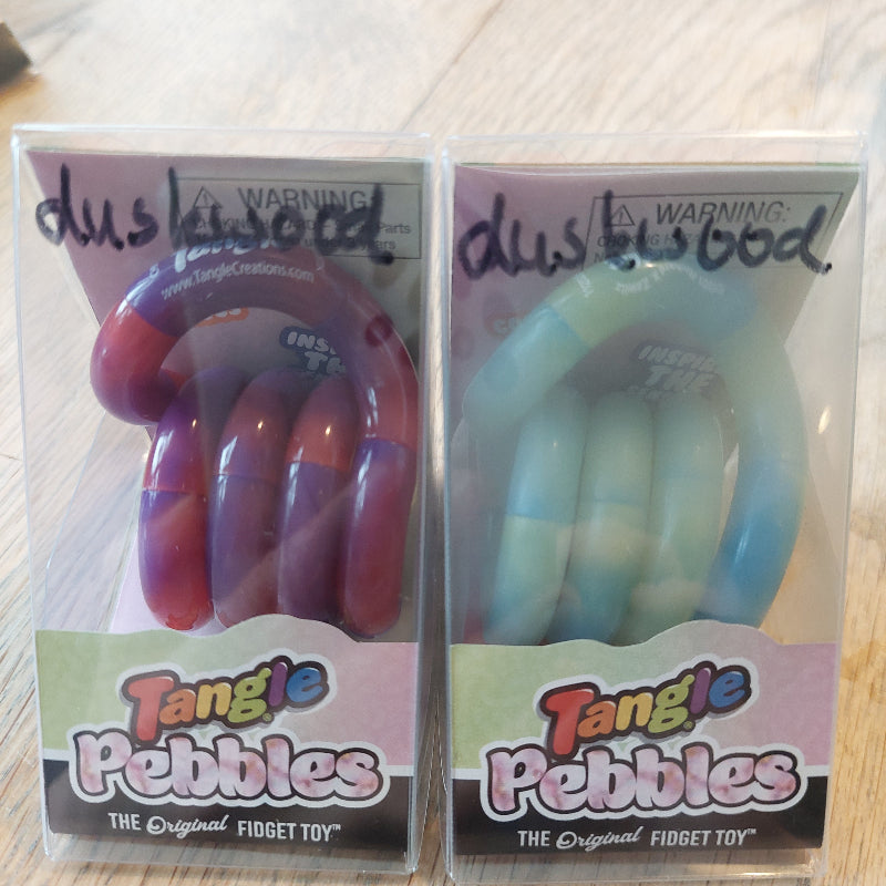 tangle pebbles duskwood kamertemperatuur en warm, kleurwissel tangle, fidget tangle
