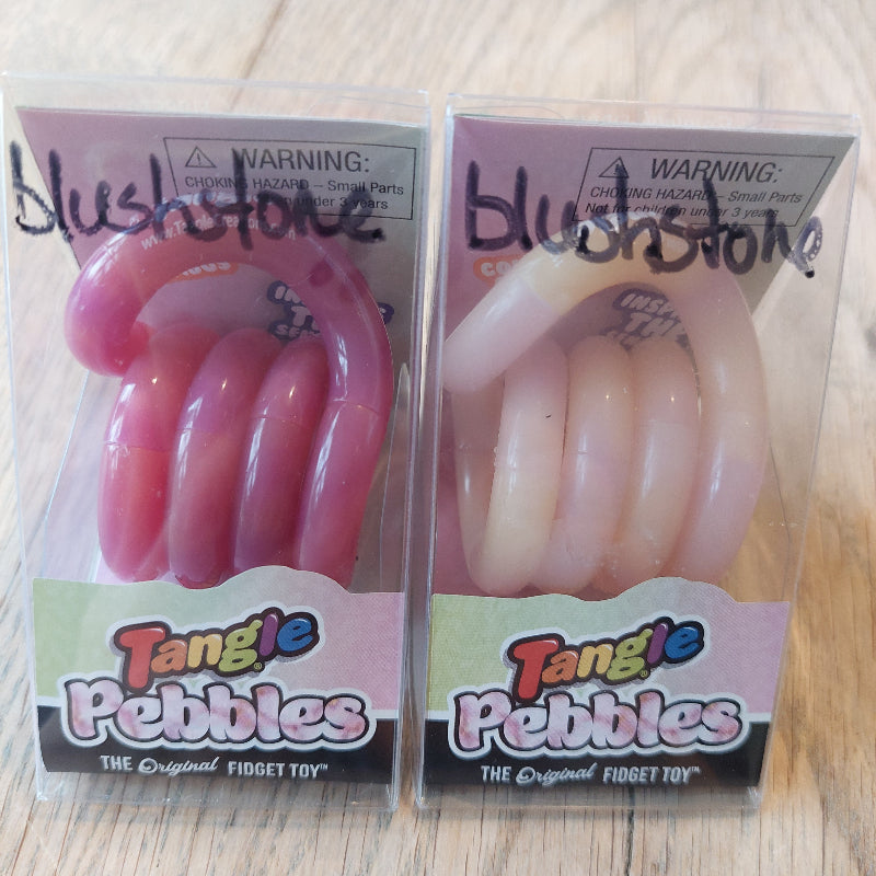 tangle pebbles blushstone warm en kamertermperatuur, motoriekspeelgoed