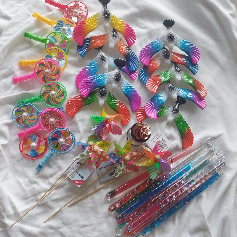 Afleidingsset Wind met vingervogels, toverstaven en windmolens voor gebruik bij vaccinatie
Gyro blaastol en mini windmolentjes als ademgerichte afleiding tijdens prikmoment, ggd, ziekenhuis, kinderziekenhuis