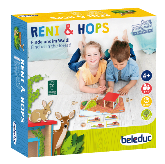 reni en hops, taalspel van beleduc, voor basisschool, logopedie en thuis