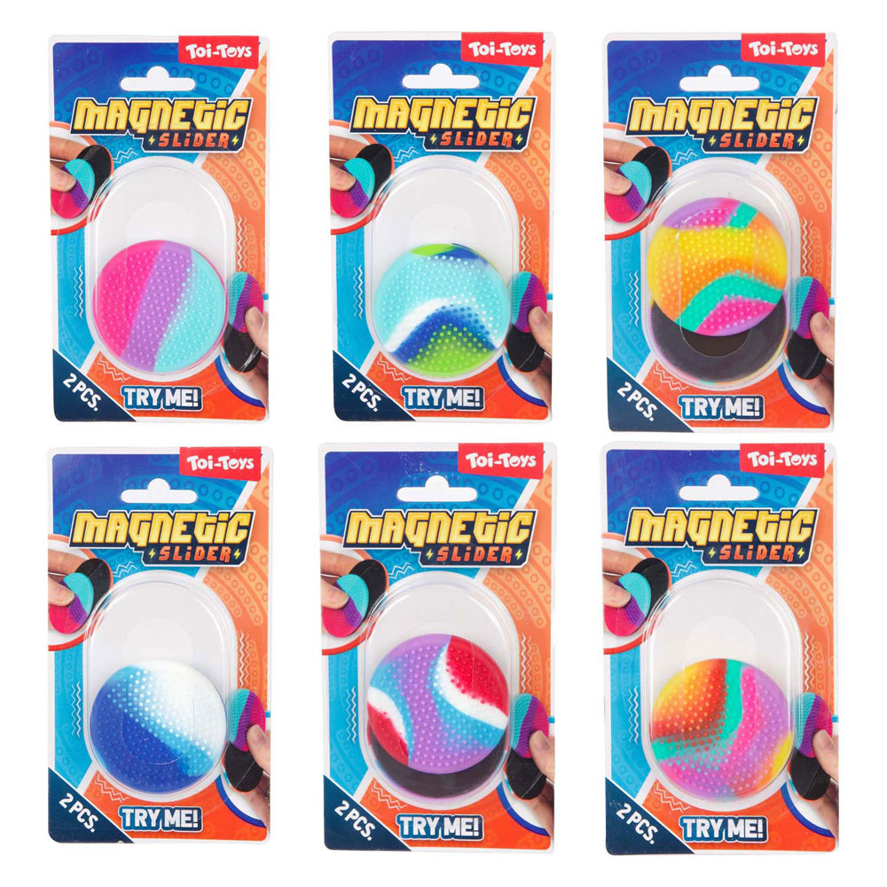 Fidget-Magnetschieber rund