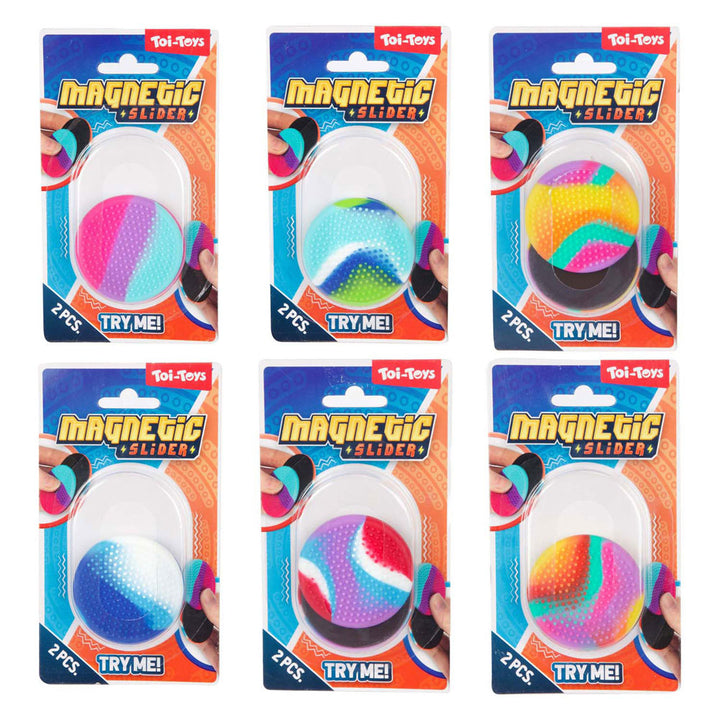 Fidget-Magnetschieber rund