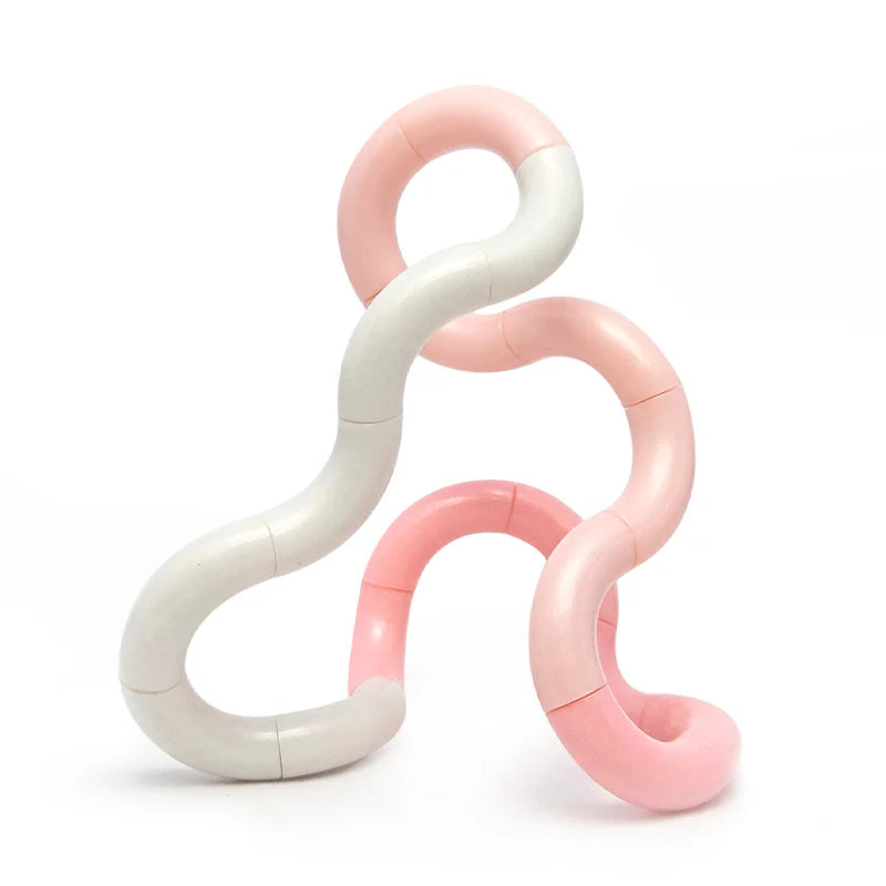 Tangle Wolken rosa beige