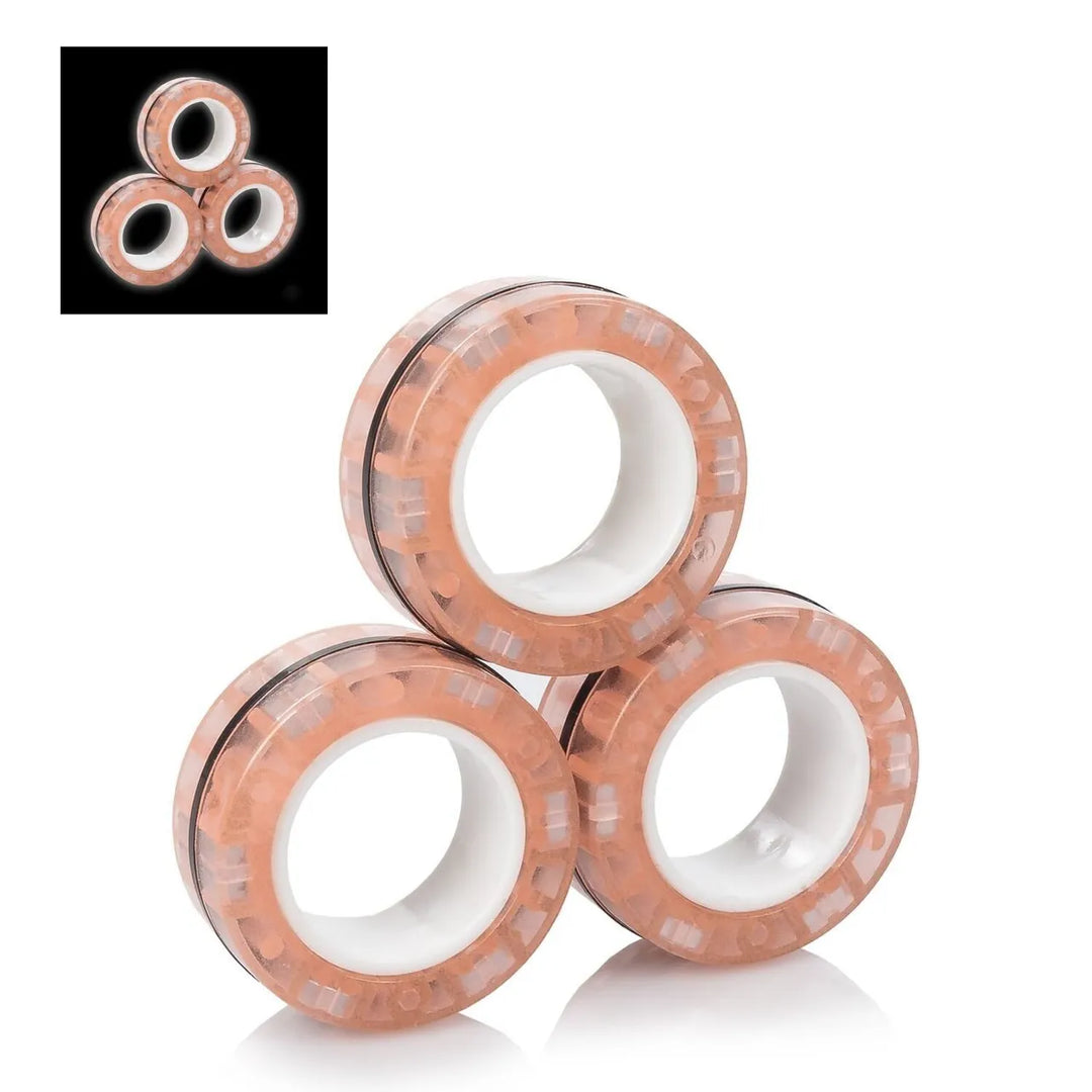 Magnetische Fidget-Ringe – leuchten im Dunkeln