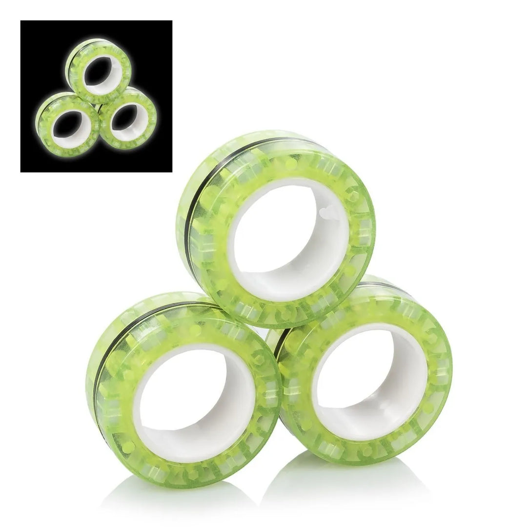 Magnetische Fidget-Ringe – leuchten im Dunkeln