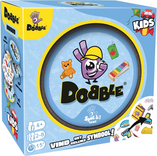 dobble kids, reactie spel, versterkt verwerkingssnelheid, toys42hands