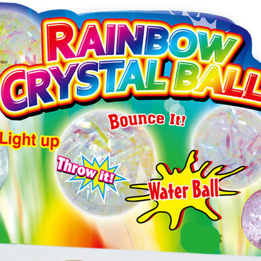 verpakking van de rainbow crystal ball light, waterball, stuiterbal, 10cm stuiterbal