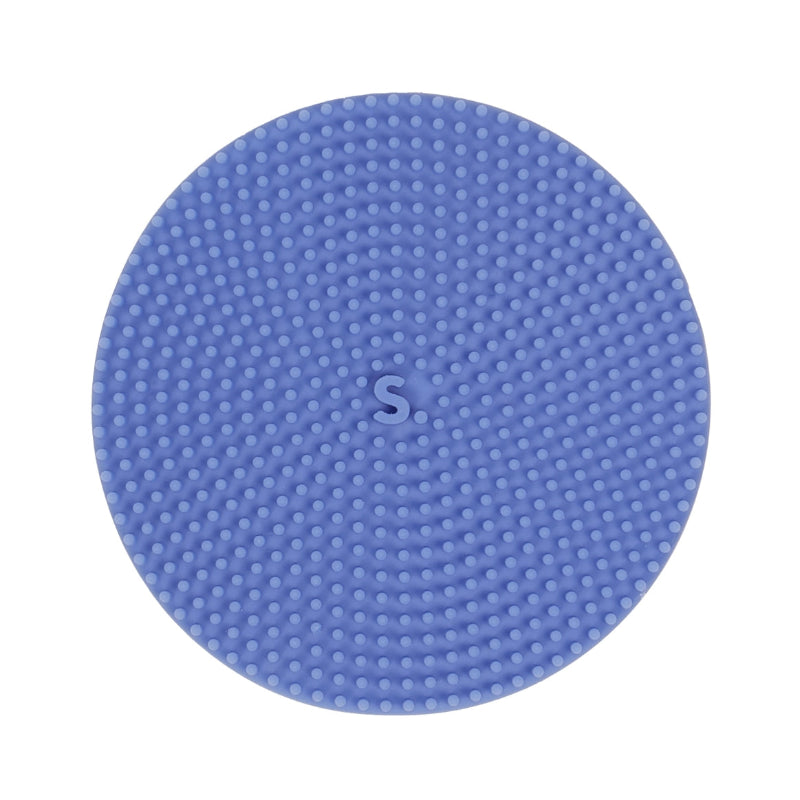 blauwe Speks Slabs Round siliconen fidget voor tieners en volwassenen