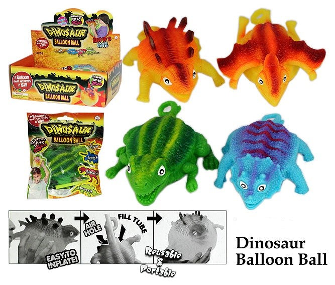 dino luchtballon met opblaas rietje, mondmotoriek materiaal, logopedie materiaal