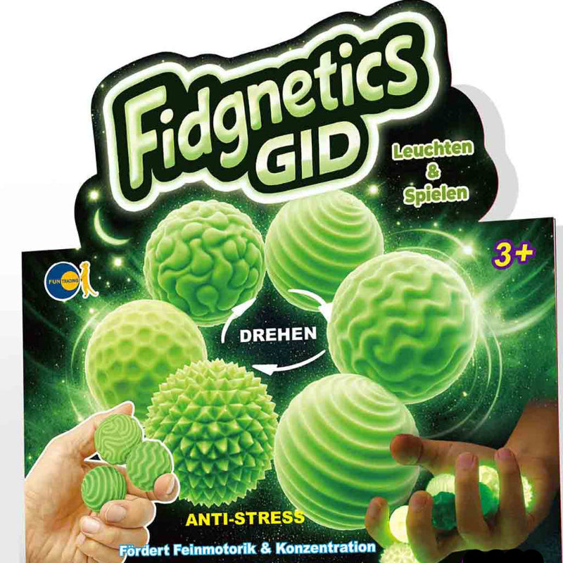 FidgNetics, magnetische fidget ballen glow in the dark