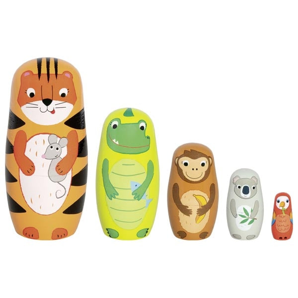 Matroschka Pinguinfamilie