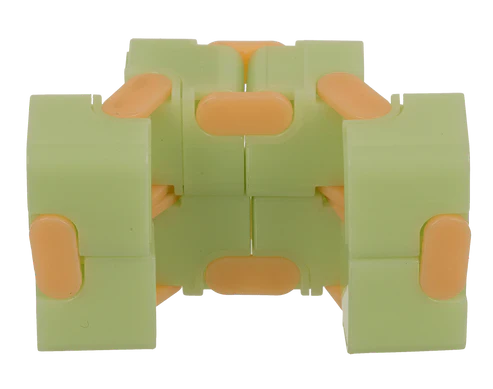 Infinity cube fidget kubus 4x4 cm – vouwbaar friemelspeelgoed voor focus