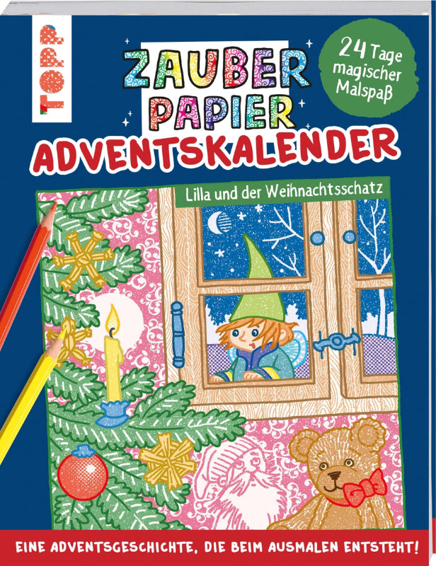 toverpapier adventskalender met een duits verhaal