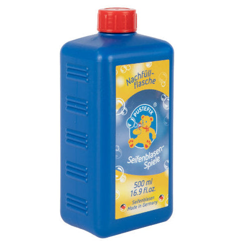 Voorkant verpakking Pustefix bellenblaas navulling 500 ml