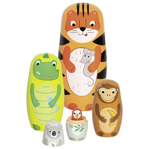 Matroschka Pinguinfamilie
