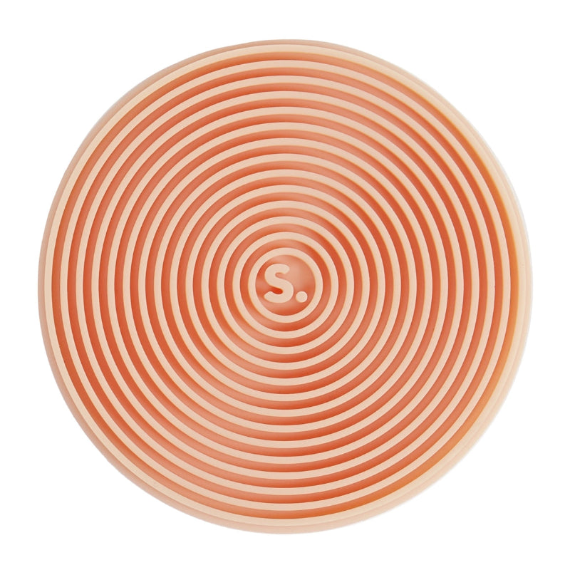 oranje Speks Slabs Round stille fidget voor concentratie en sensorische regulatie