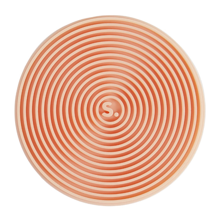 oranje Speks Slabs Round stille fidget voor concentratie en sensorische regulatie