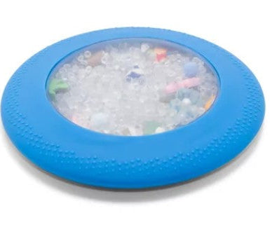 Jelly stone peekaboo bag, strand, blauw, thema beach