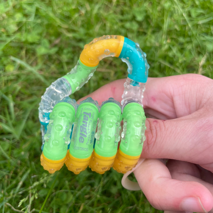 Therapytangle groß gelb-grün