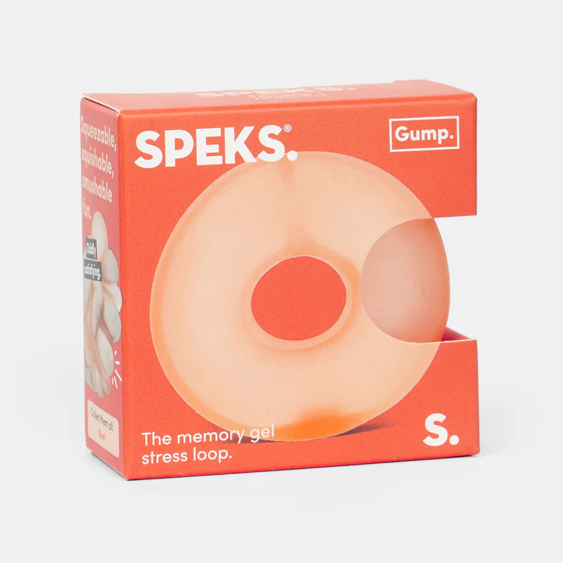 oranger anti stressball von speks, gump loop original, fidget für erwachsene