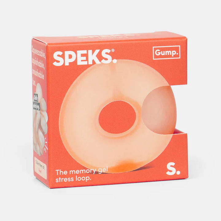 oranger anti stressball von speks, gump loop original, fidget für erwachsene