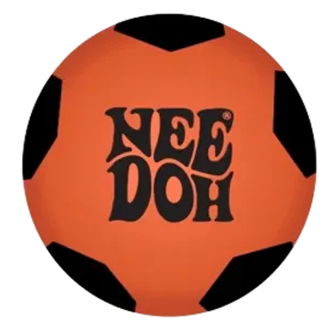 losse needoh hot shots football bal in oranje kleur, oranje voetbal, fidget bal, needoh voetbal