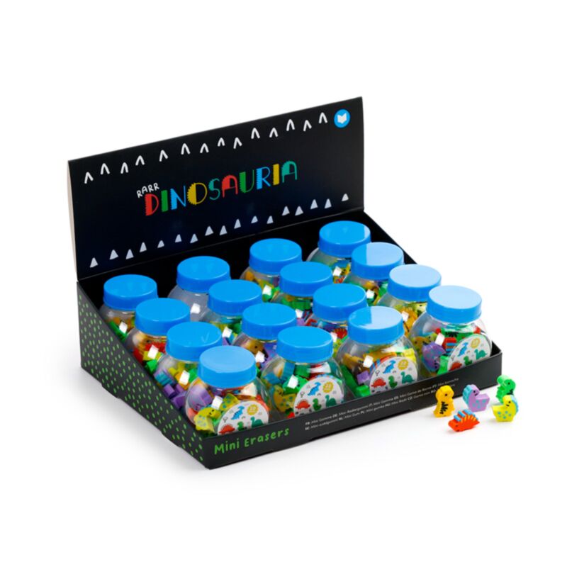 Mini erasers dinosaur