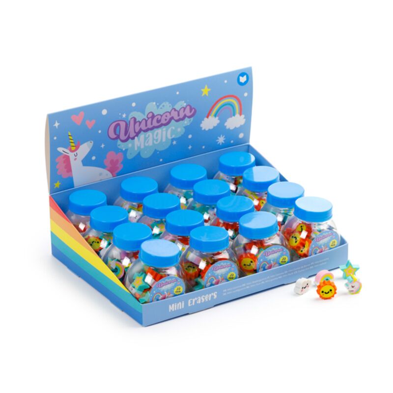 Miniradiergummis Einhorn 20 Stück