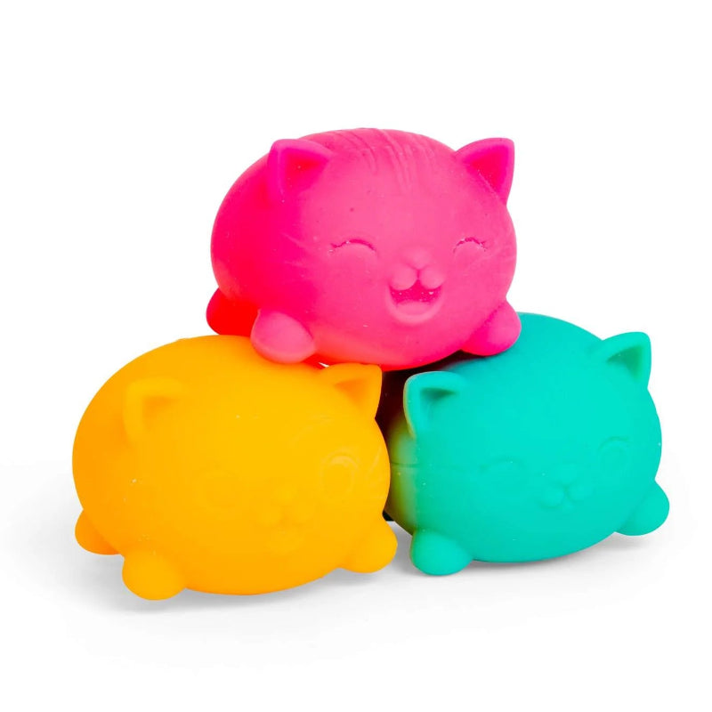 teenie needoh cool cats, mini kneedballen poesjes in drie kleuren