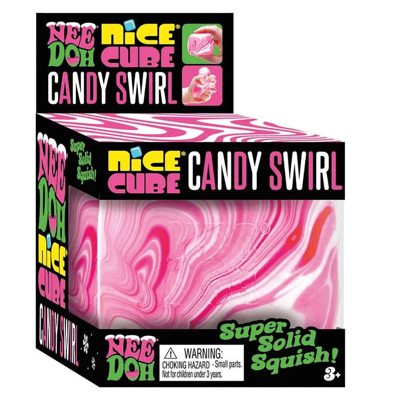 Nice cube candy swirl van needoh, fidget antistressbal, sensoriek materiaal