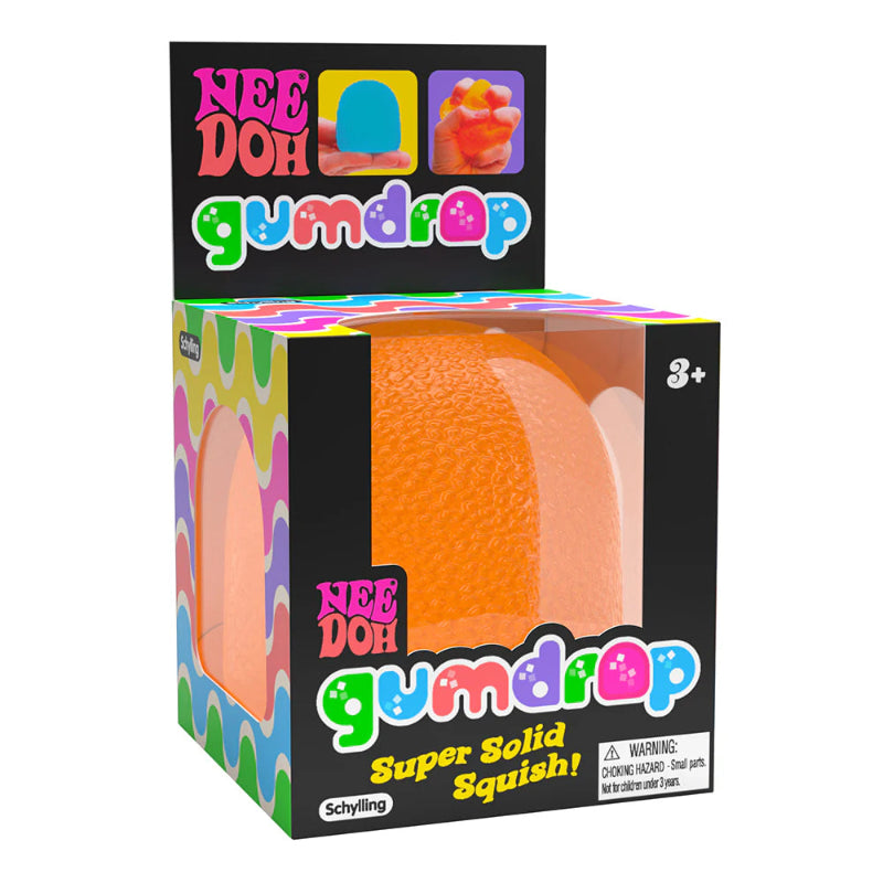 verpakking van de needoh, gumdrop super solid squish, motoriek materiaal, autisme materiaal