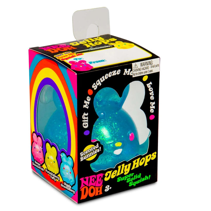 needoh jelly hops in verpakking, needoh haasje, sensoriek anti stressball in haasjes vorm