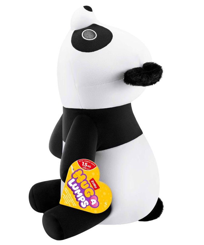 hug a lumps panda, 1,5kg verzwaarde knuffel, sensorisch knuffel