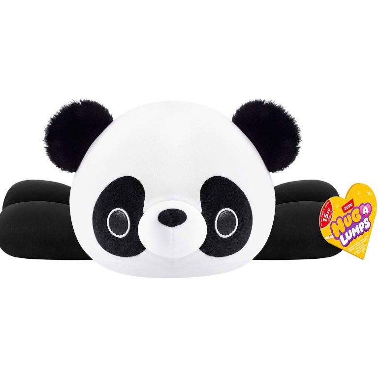 zura hub a lumps panda, verzwaarde knuffel, senoriek speelgoed