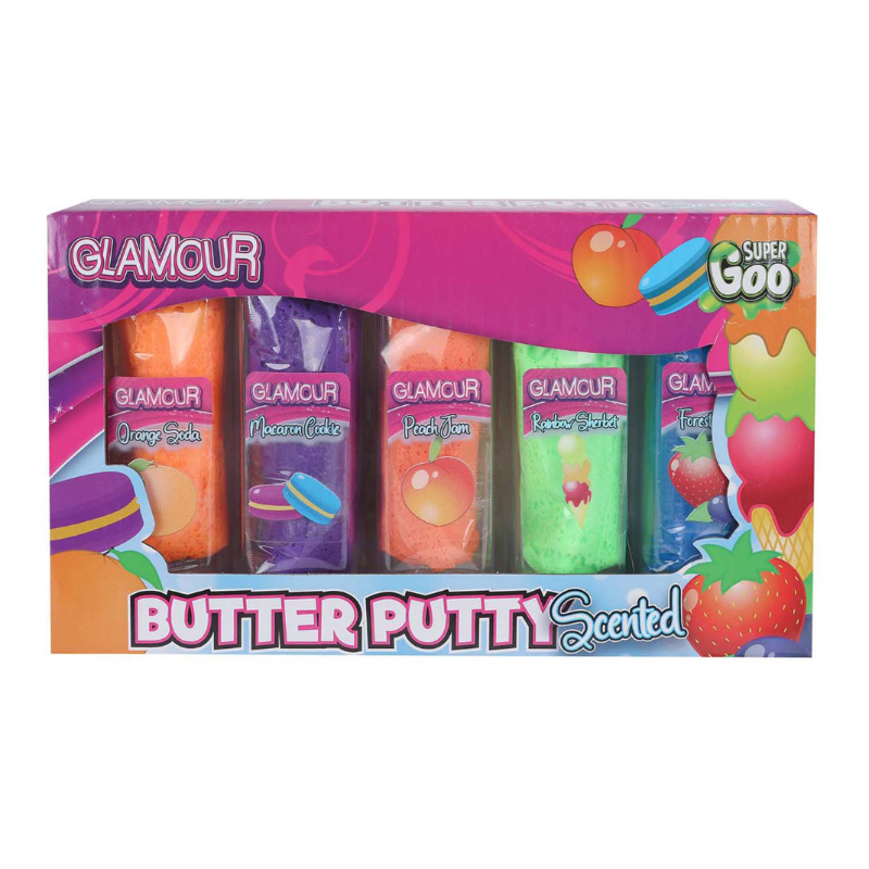 butter putty scented, luchtdrogende klei met geur, sensoriek speelmateriaal
