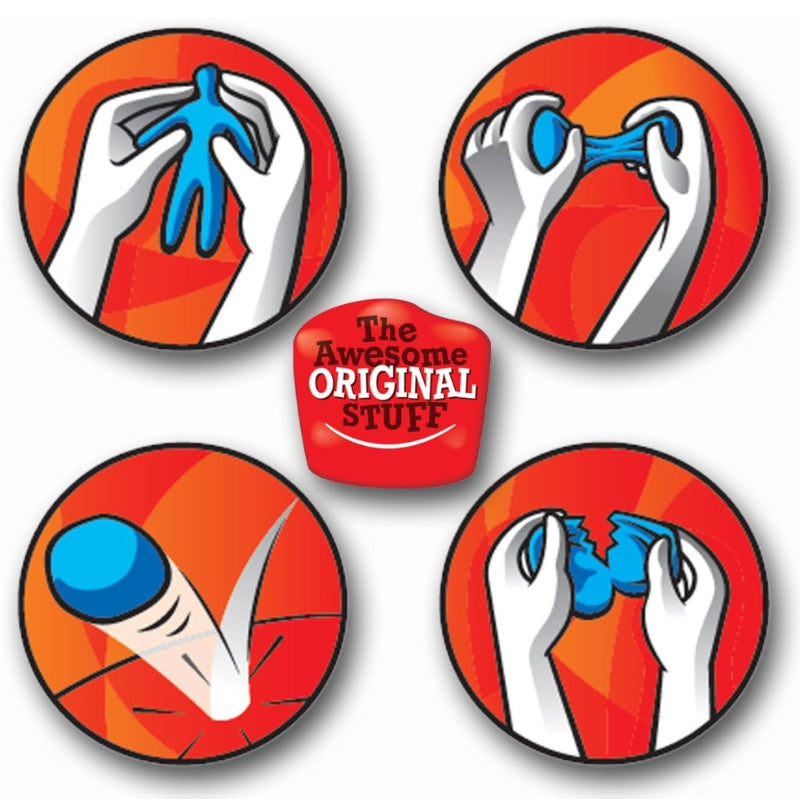 the awsome original stuff intelligente knete, gebruiksmogelijkheden schema