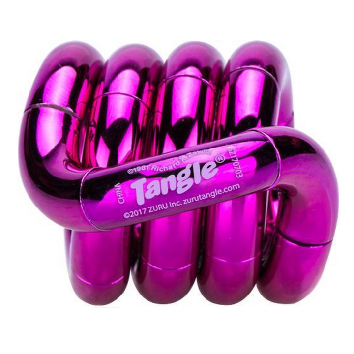 Metallic tangle roze