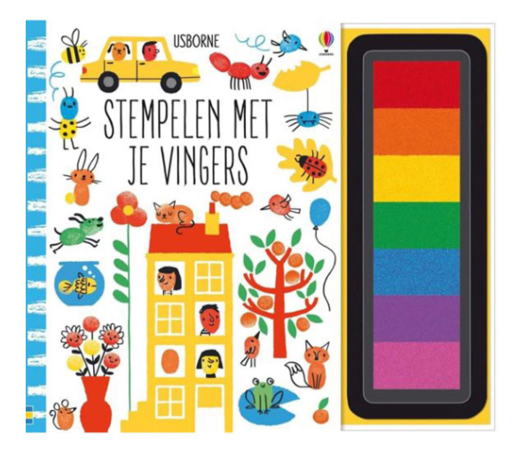 Stempelen met je vingers huis