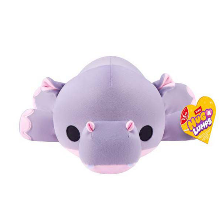 verzwaringsknuffel nijlpaard Hug-A-Lumps 1,5 kg zachte pluche knuffel