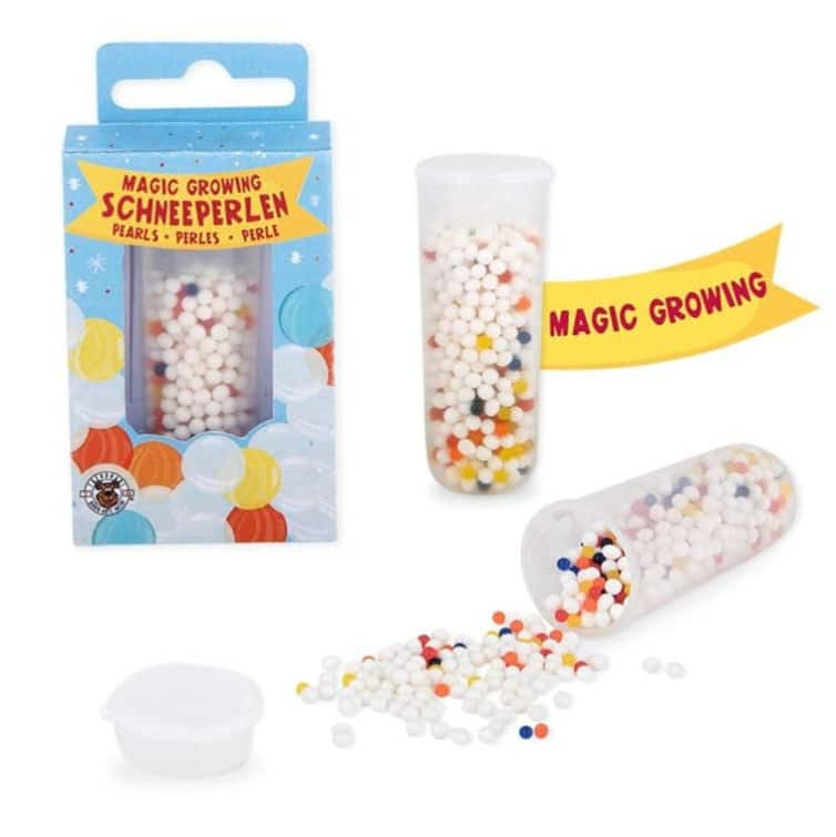 magic growing schneeperlen pearls oorbeez, waterbeads, in wilt, kleine verpakking